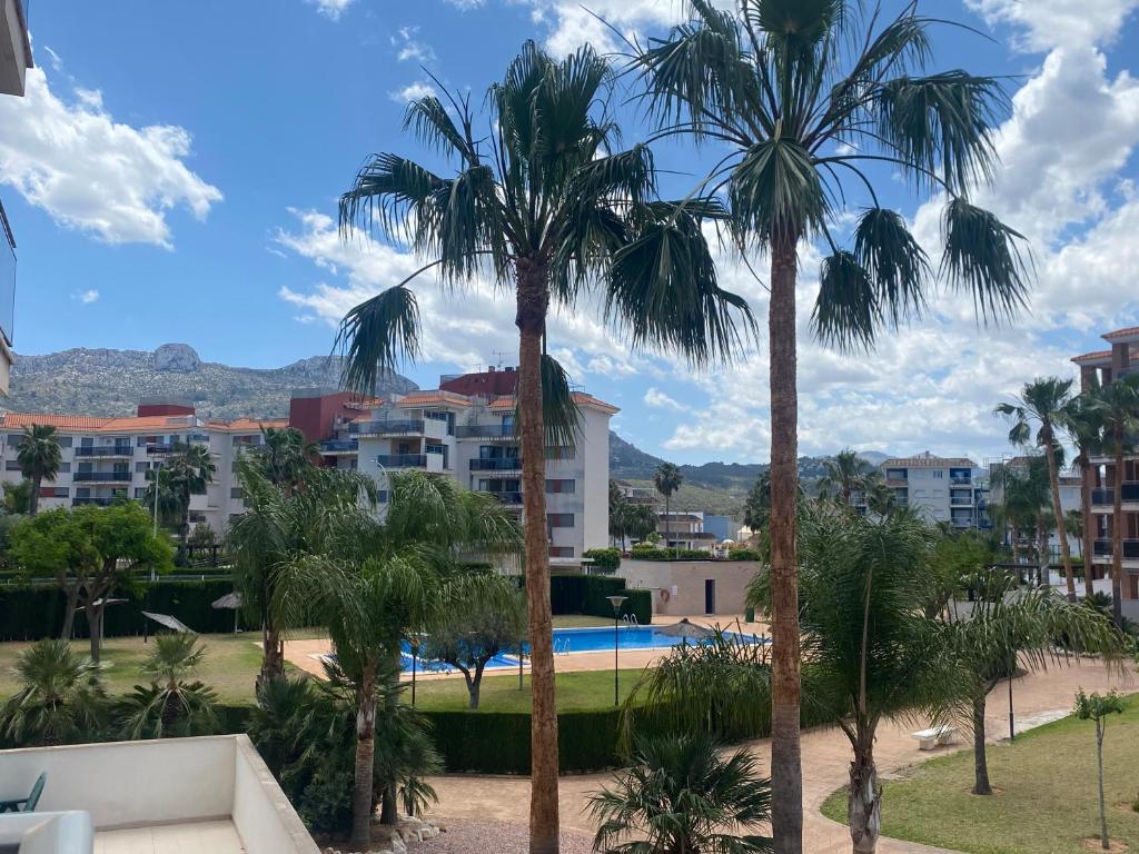 Nespecifikovaný výhled na hory nebo výhled na hory při pohledu z apartmánu