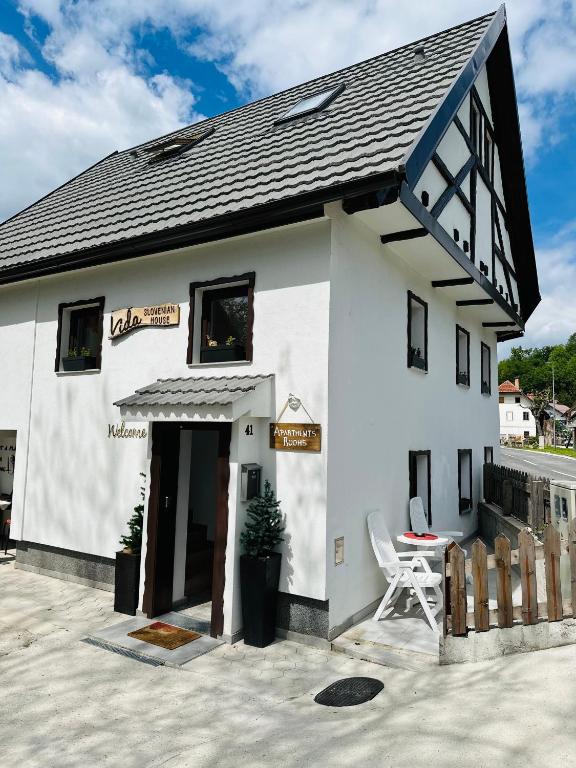 Budova, kde se bed and breakfast nachází
