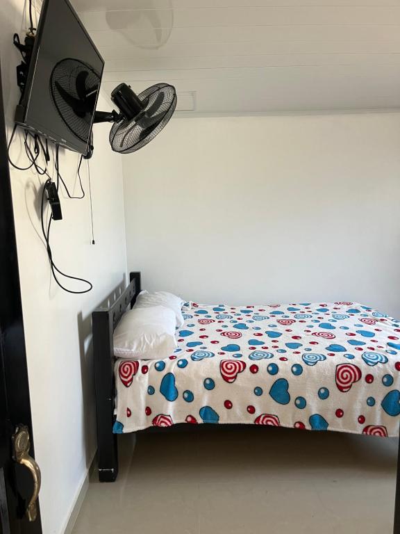 Postel nebo postele na pokoji v ubytování Mirador El paraiso glamping