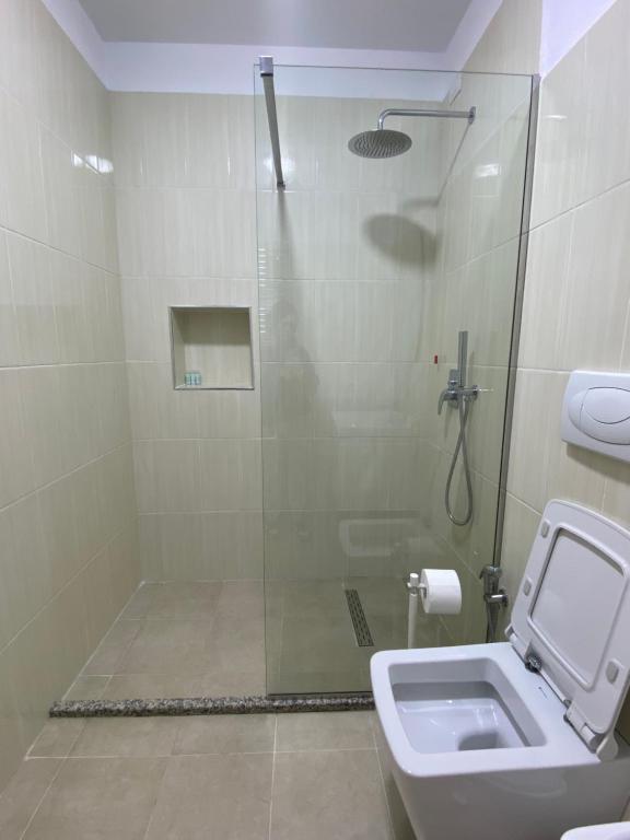 Koupelna v ubytování Hotel Vellezrit Guri