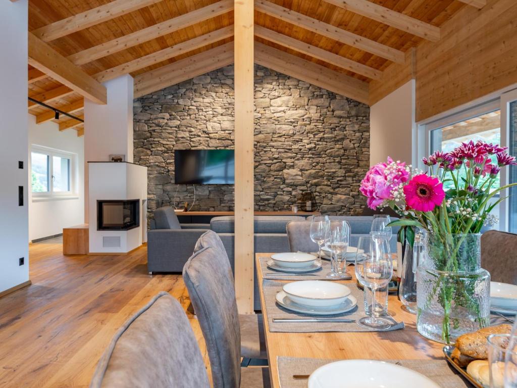 A seating area at Luxury Sankt Lorenzen