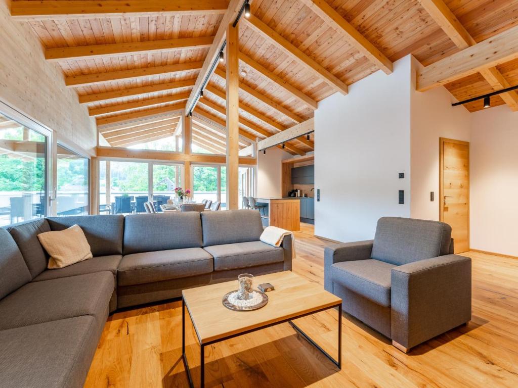 A seating area at Luxury Sankt Lorenzen