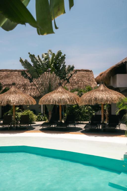 Bazén v ubytování Secret paradise moalboal nebo v jeho okolí