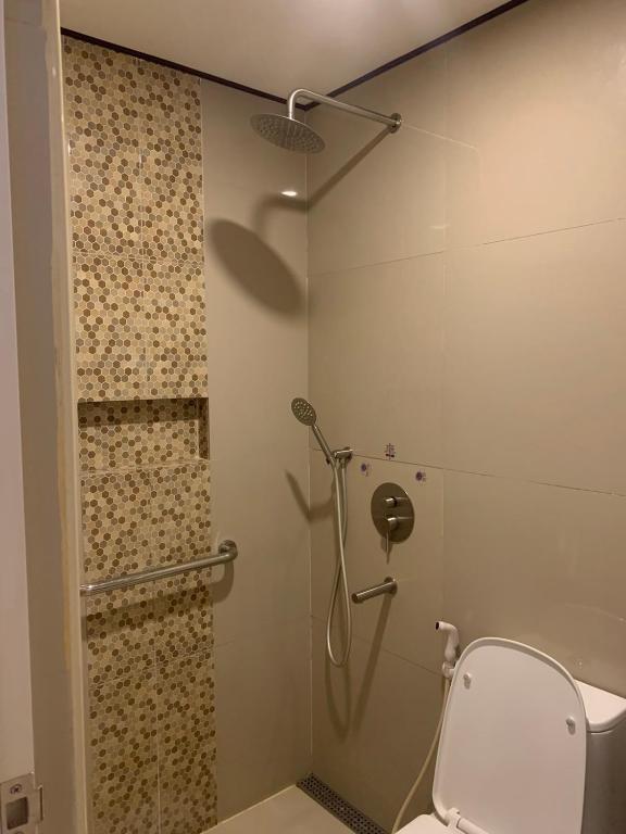 Koupelna v ubytování Hotel Sogo Malate