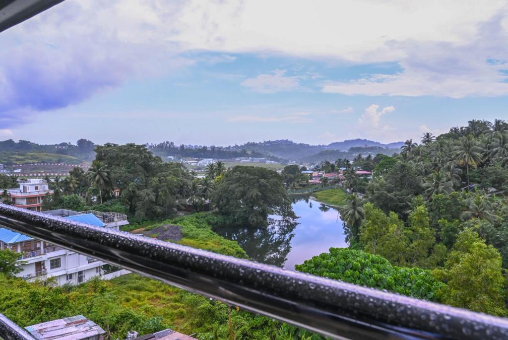 a view of a river from a bridge at Kanchan's Nest in Port Blair