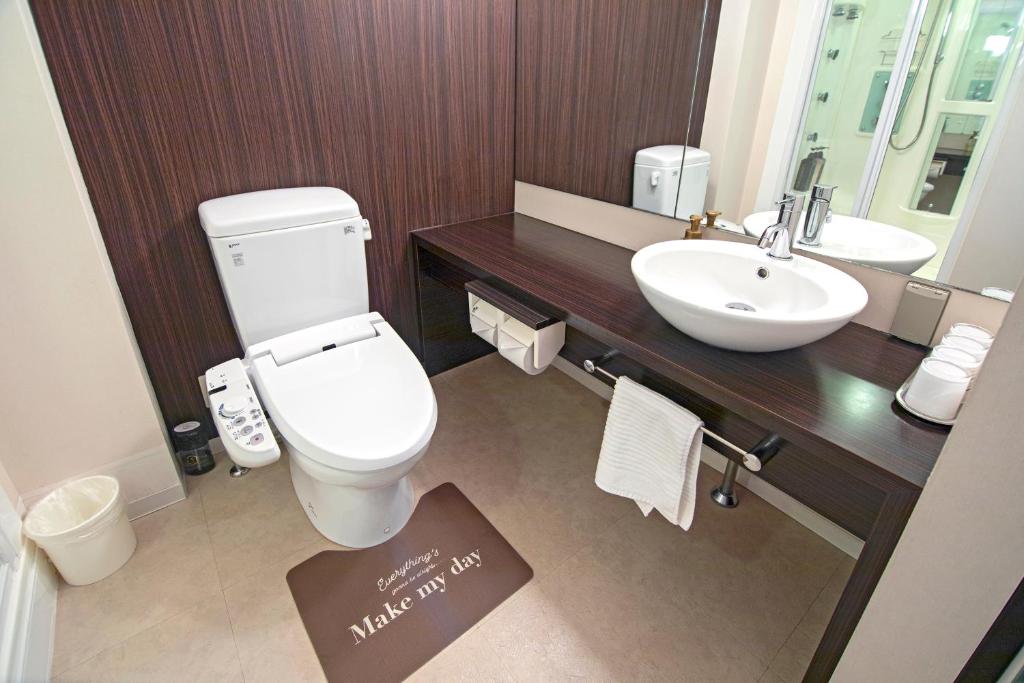 Koupelna v ubytování WONZ HOTEL 島之内道顿堀心斎橋難波エリア中心地 New Open Sale