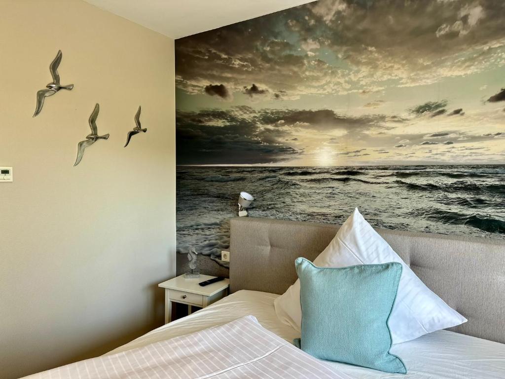 Postel nebo postele na pokoji v ubytování Hotel Restaurant Ostsee-Anker
