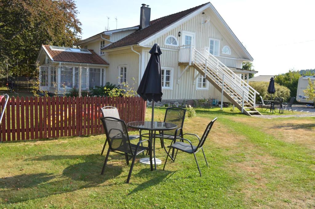 Zahrada ubytování Åsa Gästis
