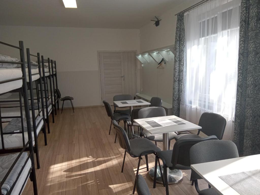 Postel nebo postele na pokoji v ubytování Noclegi PODZAMCZE PTTK