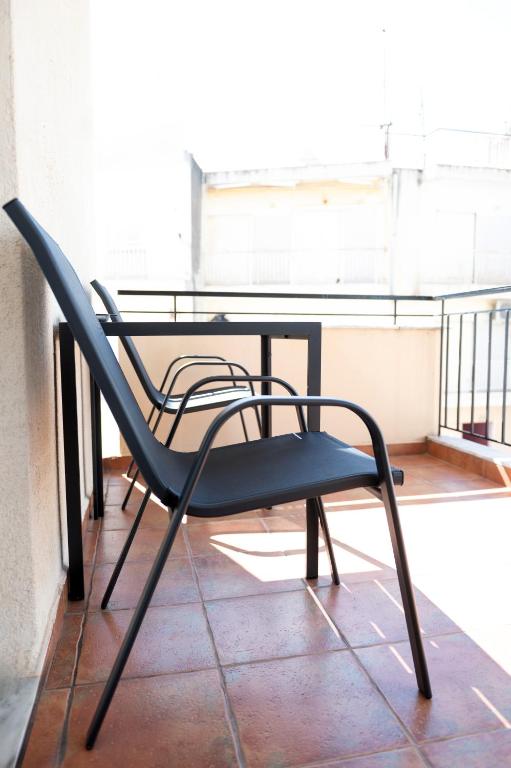 Balkón nebo terasa v ubytování Harmony Stay Center Xanthi with Private Parking Meno Homes 6A
