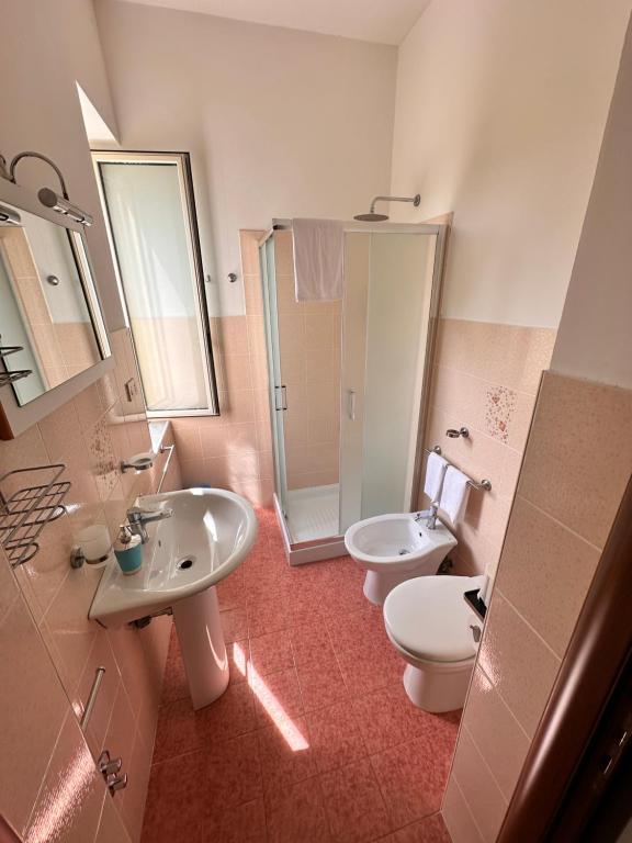 Koupelna v ubytování B&B Dora 2,0