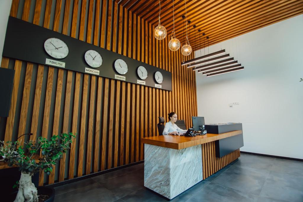 Vstupní hala nebo recepce v ubytování Capo Verde Hotel Batumi