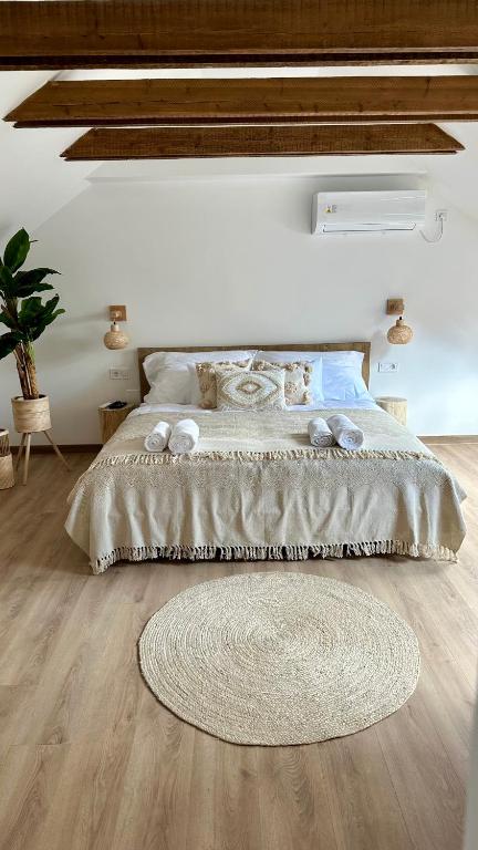 Postel nebo postele na pokoji v ubytování Villa Antara