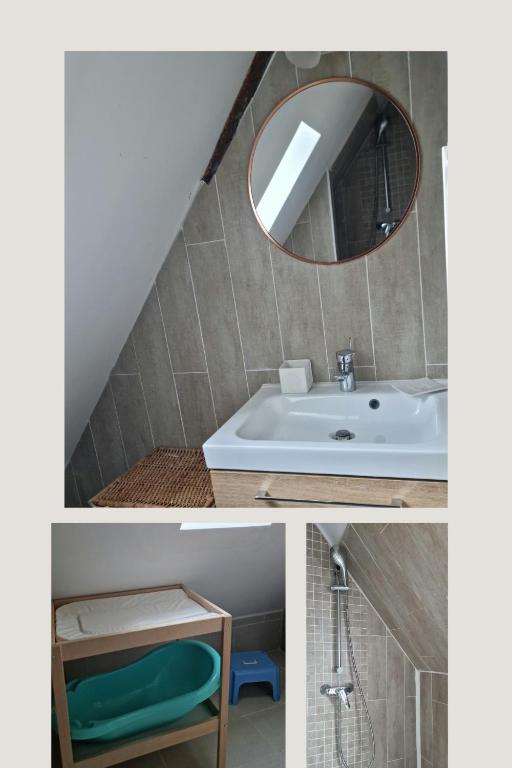 Um banheiro em Le Bournissard &agrave; Cuzance