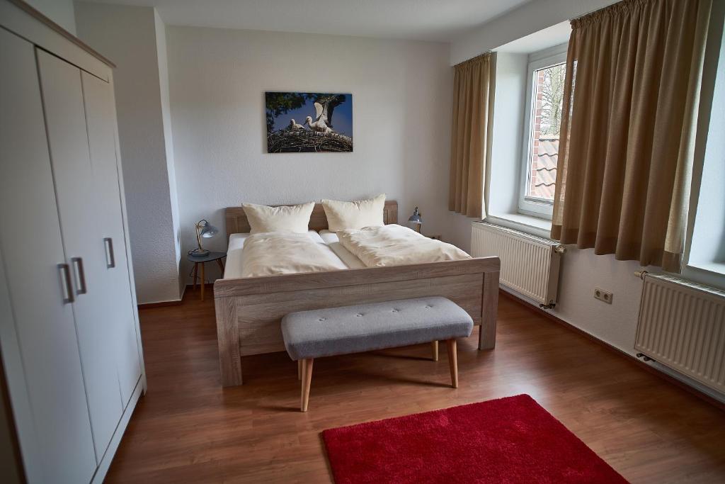 Postel nebo postele na pokoji v ubytování Ringhotel Forellenhof