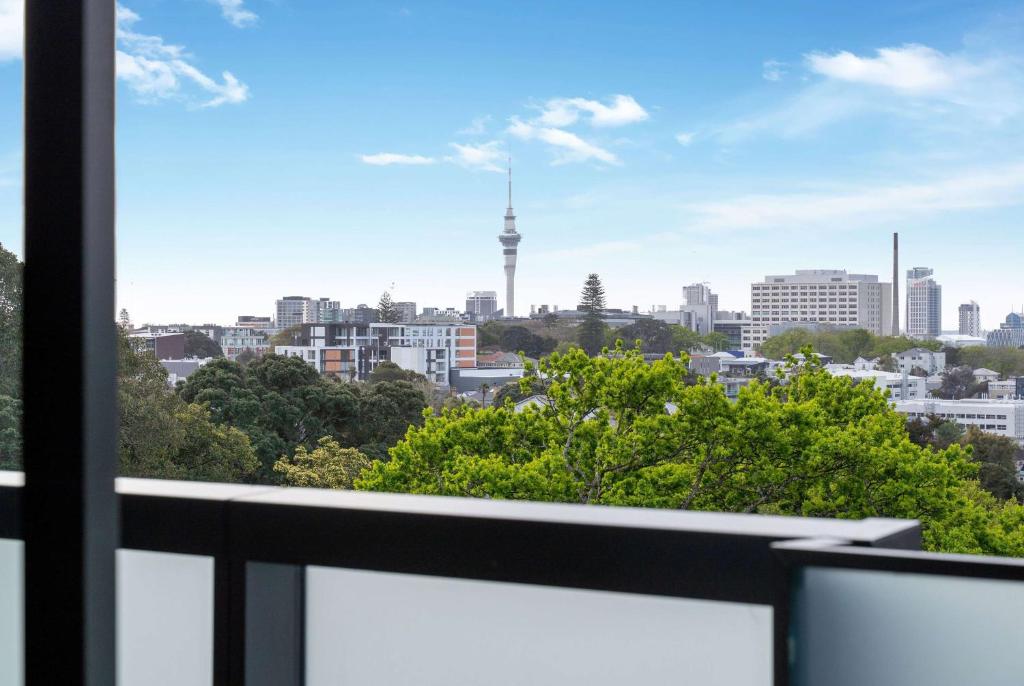 Nespecifikovaný výhled na destinaci Auckland nebo výhled na město při pohledu z hotelu