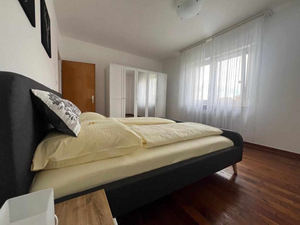 Postel nebo postele na pokoji v ubytování Sonnenhof