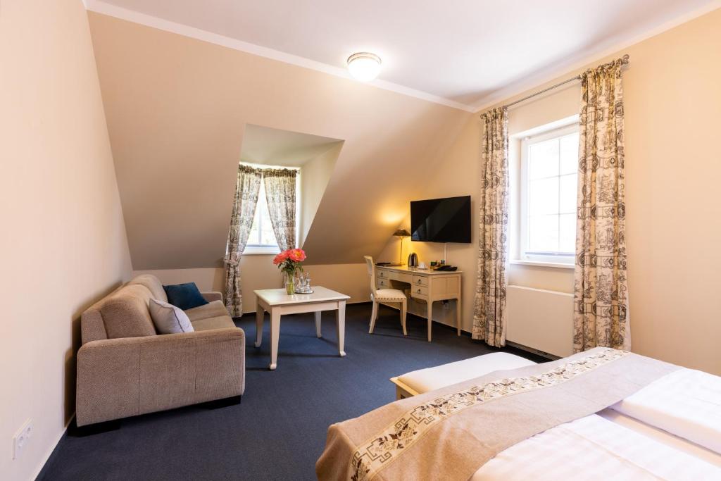 Café Wildau Hotel & Restaurant am Werbellinsee - Chambre Double Confort Vue Forêt