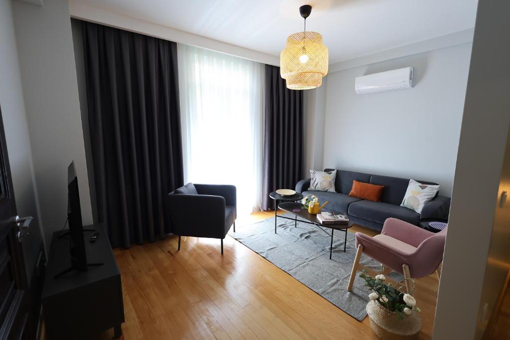 Posezení v ubytování İstanbul Guesthouse