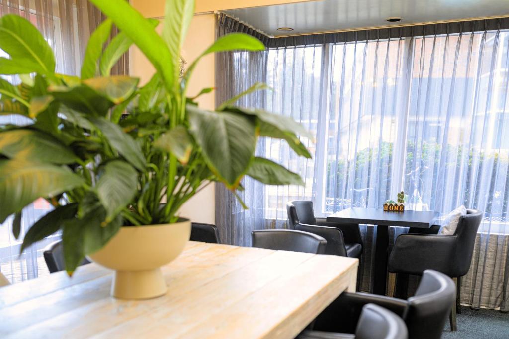 Posezení v ubytování Hotel Berg en Bos