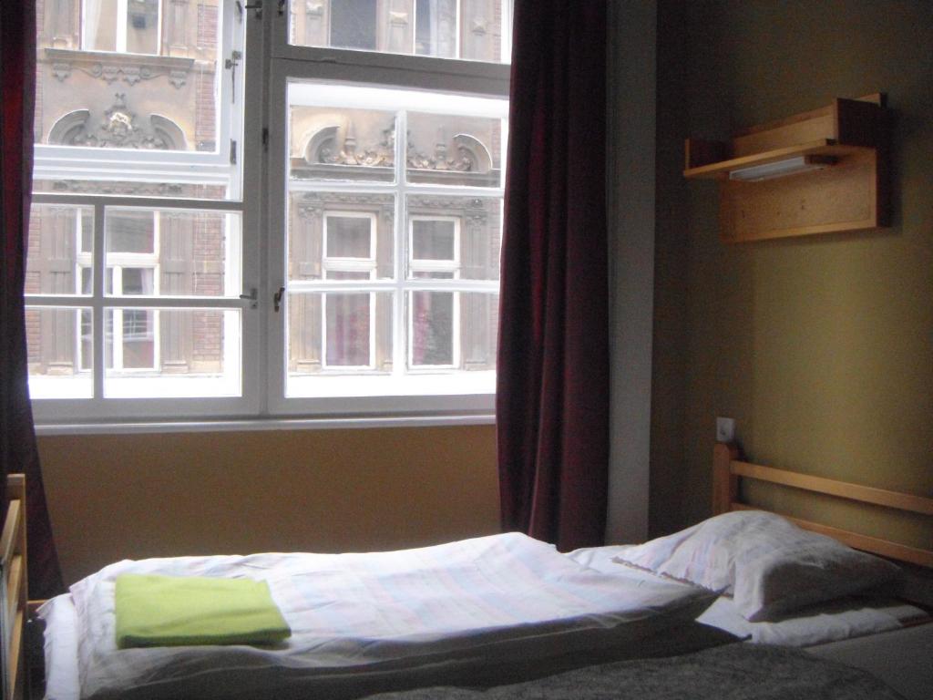 Voodi või voodid majutusasutuse Treestyle Hostel toas