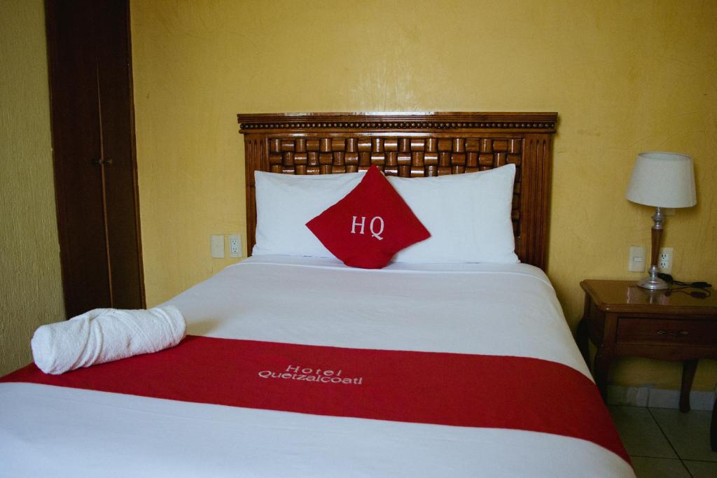 Postelja oz. postelje v sobi nastanitve Hotel Quetzalcóatl