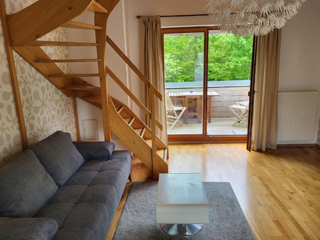 Posezení v ubytování Apartments Supermjau