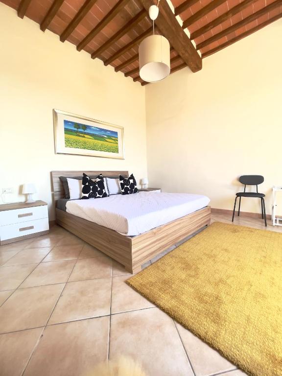 Postel nebo postele na pokoji v ubytování Il Borghetto - Fucecchio, Firenze