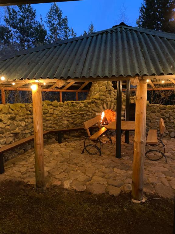 Patio nebo venkovní prostory v ubytování Uue-Mardi majutus