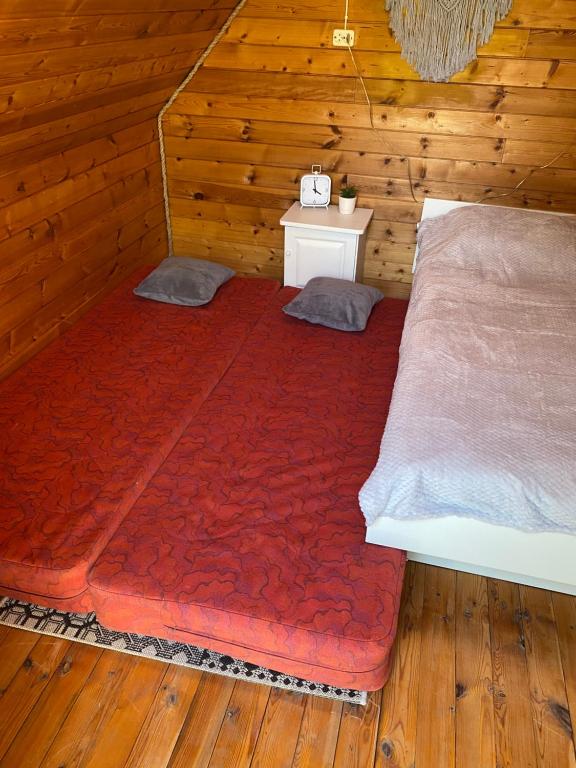 Postel nebo postele na pokoji v ubytování Uue-Mardi majutus