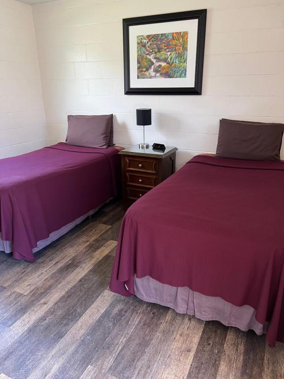 Postel nebo postele na pokoji v ubytování Tip Top Motel