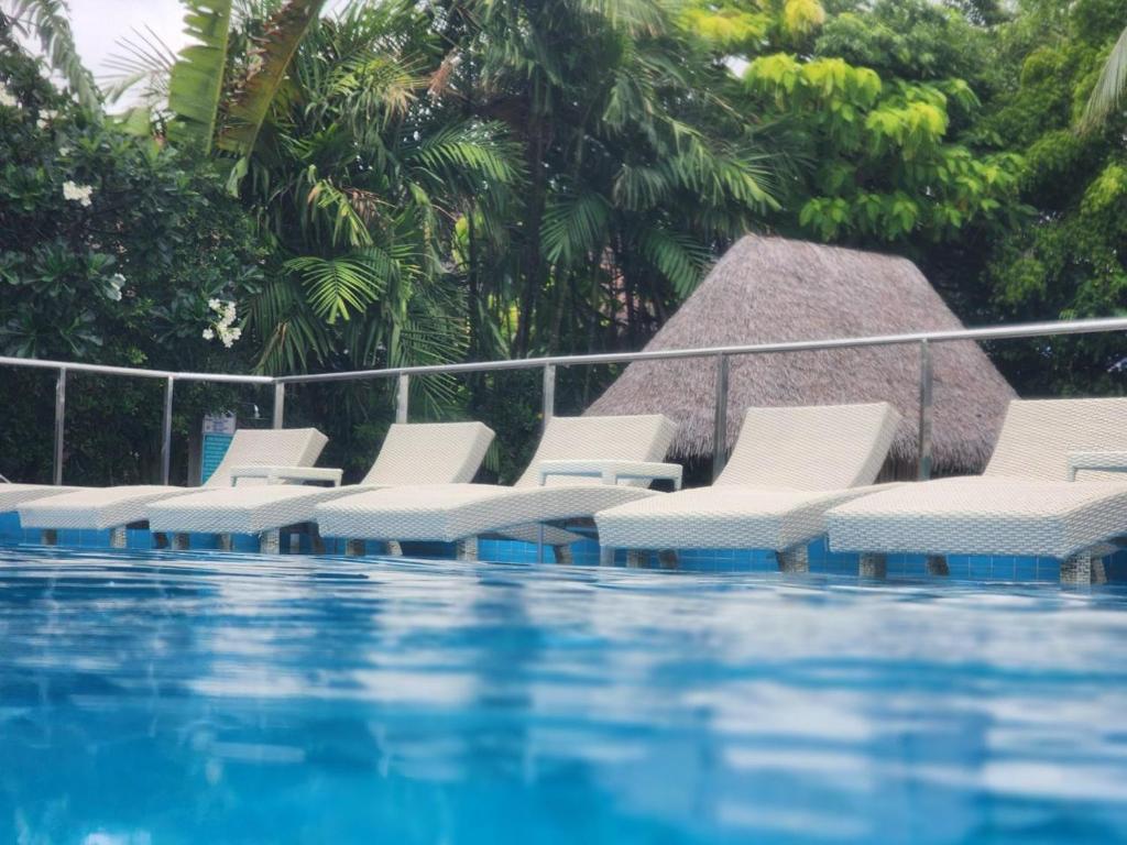 Bazén v ubytování Andaman sea view private nebo v jeho okolí