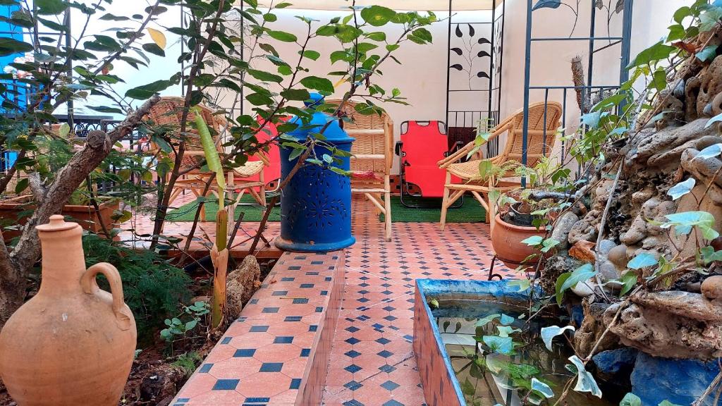 Aed väljaspool majutusasutust Taddart, Maison de vacances
