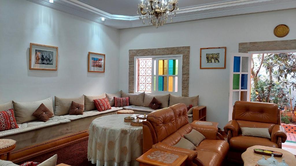 Istumisnurk majutusasutuses Taddart, Maison de vacances