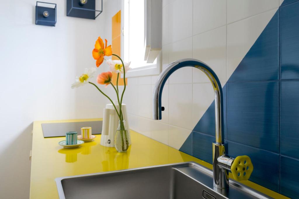 Küche/Küchenzeile in der Unterkunft o' mar - Amalfi Coast Suite