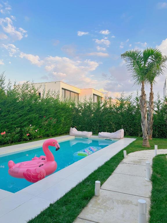 Private pool and garden at San Pietro Villa 3B-16 in Durrës