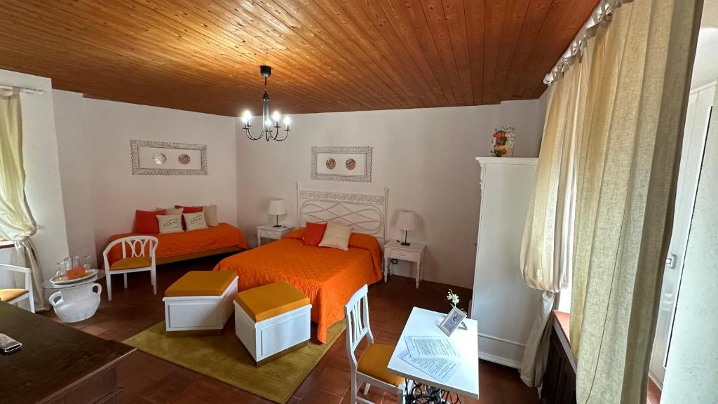 Postel nebo postele na pokoji v ubytování B&B La Terazza Sul Cielo di Maratea