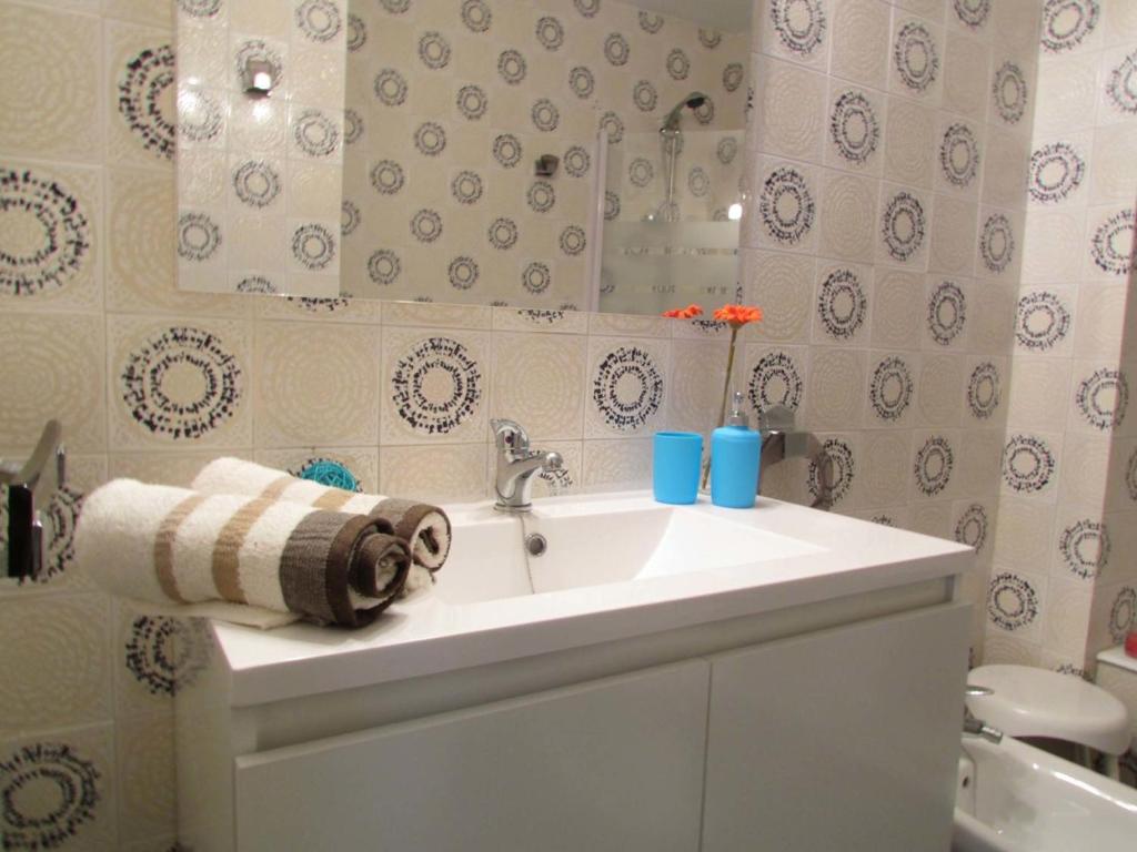 Koupelna v ubytování Apartamento Maestro Parada