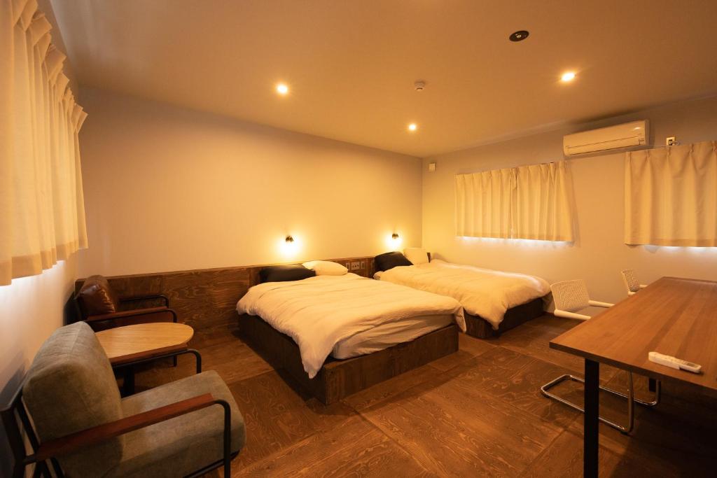 Postel nebo postele na pokoji v ubytování HOSTEL perch