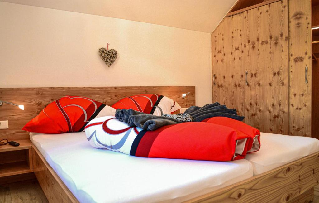 Postel nebo postele na pokoji v ubytování Ferienwohnung - Weißpriach