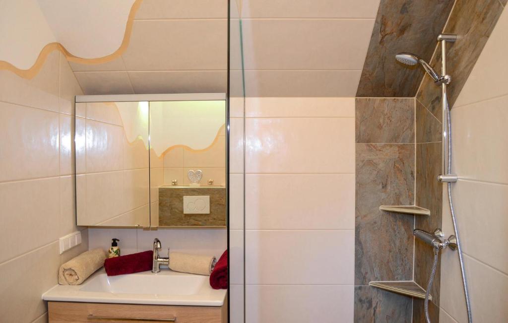 Koupelna v ubytování Ferienwohnung - Weißpriach