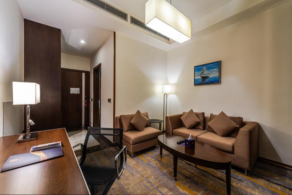 Zona de estar de Sulaf Luxury Hotel