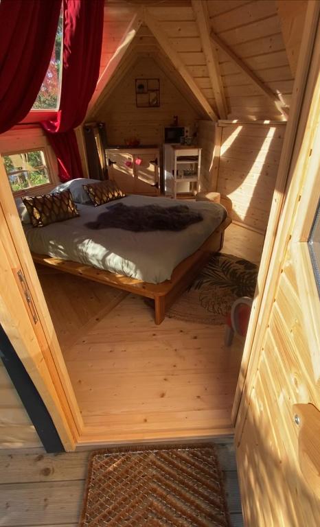Postel nebo postele na pokoji v ubytování Camping Paradis le Moulin des Oies