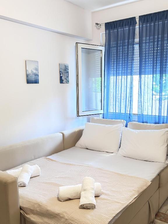 Krevet ili kreveti u jedinici u okviru objekta Bliss House In Siviri