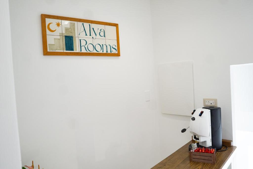 Certifikát, hodnocení, plakát nebo jiný dokument vystavený v ubytování Alya Rooms