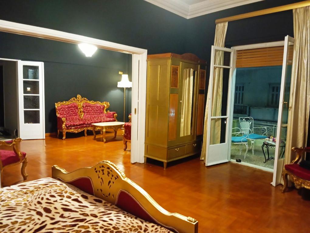 Posezení v ubytování IRIS baroque apartment