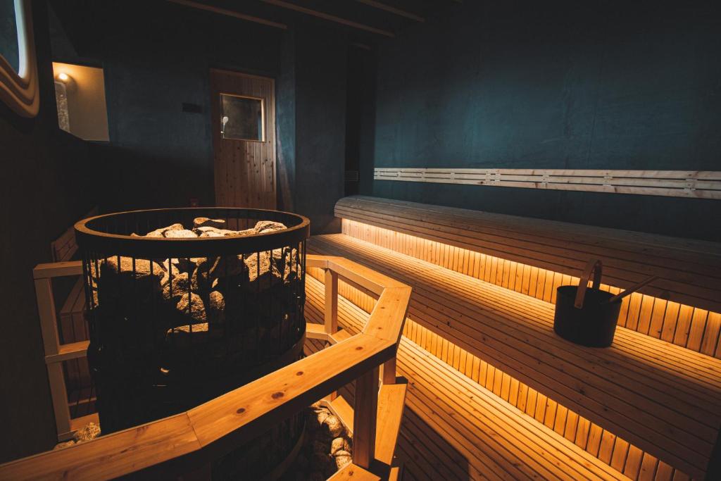 Istumisnurk majutusasutuses Ryokan KINOSUKE hotel きの助 日間賀島 島のサウナ Himaka Island