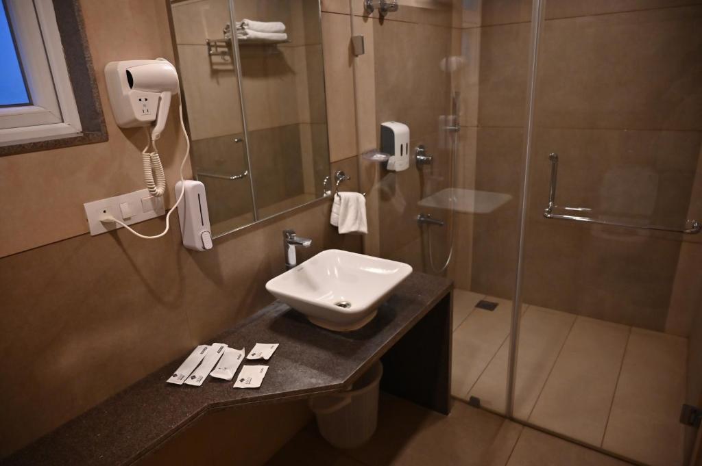Koupelna v ubytování Soho Boutique Hotel