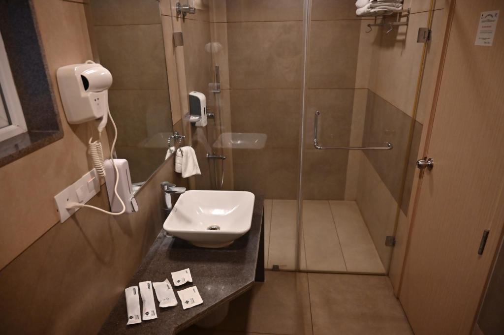 Koupelna v ubytování Soho Boutique Hotel