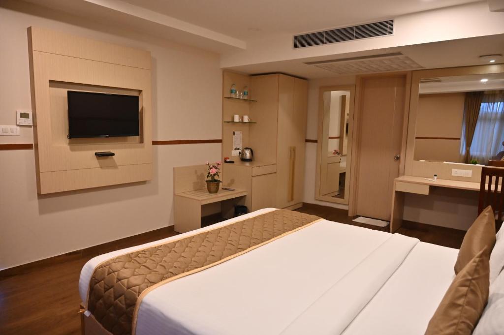 Postel nebo postele na pokoji v ubytování Soho Boutique Hotel